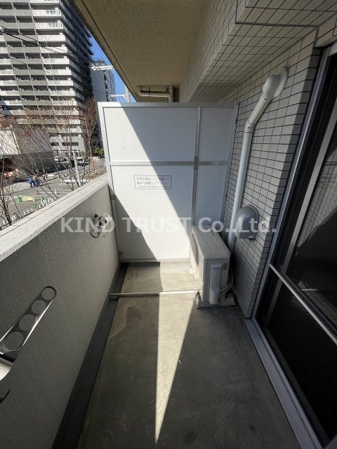 SWISS梅田東のバルコニー|落ち着いた時間を過ごせるバルコニーです
外観もきれいです