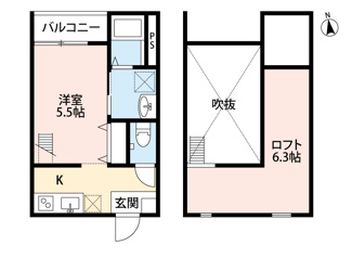 【間取り】 | Castilloいのはな