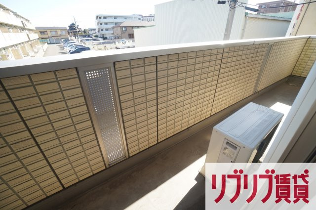アクアコートのバルコニー