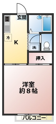 ハイツジュネスの間取り