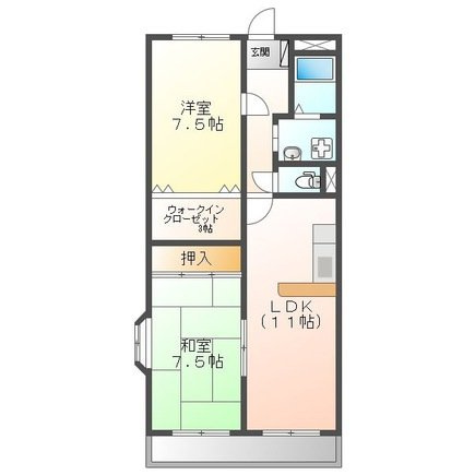 ハウスローリエの間取り