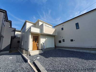 【外観】 | 守山区鳥羽見　２号棟〈仲介手数料無料〉鳥羽見小学校・守山西中学校　新築一戸建て | 9/24撮影
守山区の不動産売買の事ならマックスバリュで住まい相談エムワイホームにお任せください。