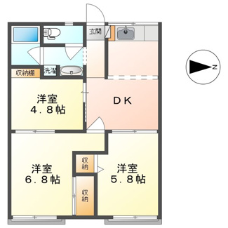 【間取り】 | 分之内ハイツ