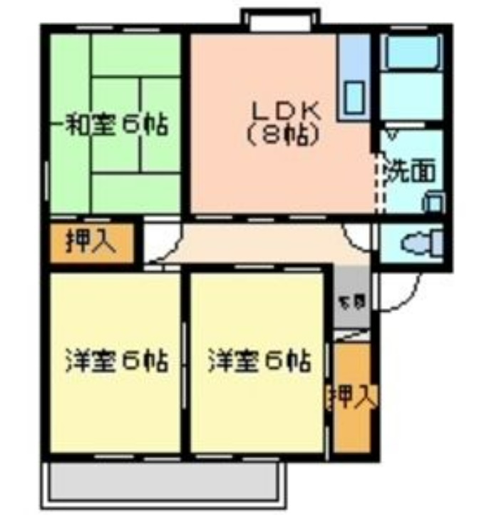 ルーエックⅠの間取り