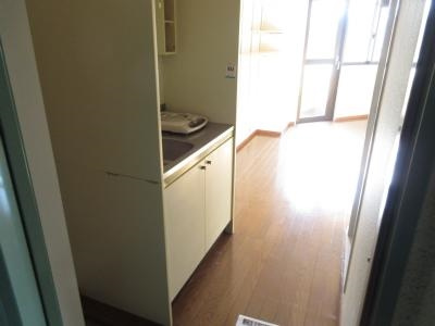 ハイツウエストロードの展望|玄関から～