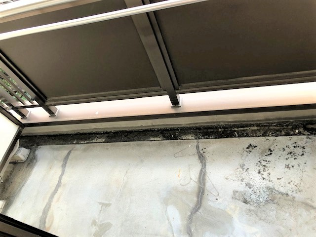 サウスビュウハイツのバルコニー