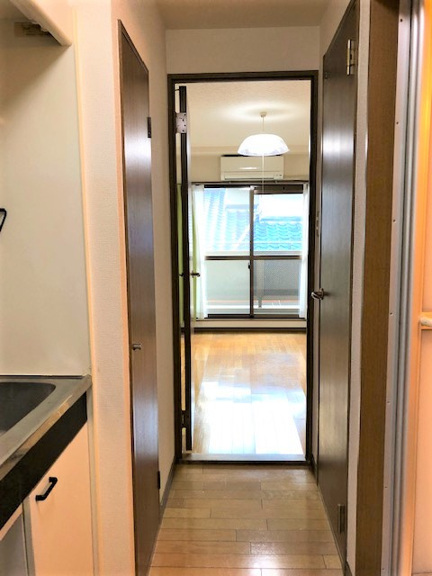 サウスビュウハイツの玄関