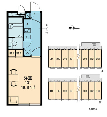 【区画図】 | レオパレスポケット