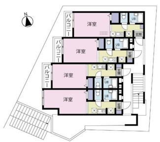 【間取り】 | 横浜市神奈川区神大寺1丁目一棟アパート