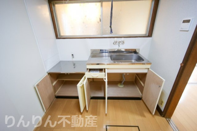 【キッチン】 | 吉野マンション | コンパクトなキッチンで掃除もラクラク