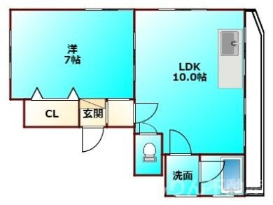 【間取り】 | エル・パセオ仲之町