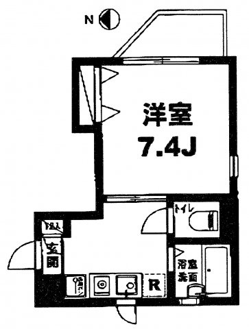 月村マンションNo.23の間取り