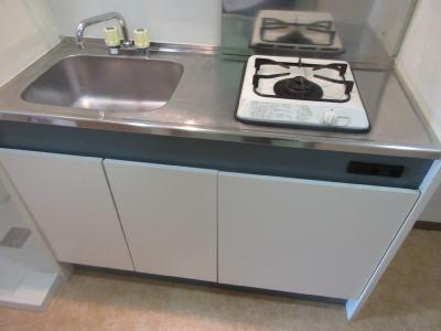 PALACEFIRSTQのキッチン|ガス1口キッチン