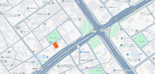 峰岸パーキング（美女木6丁目）の地図