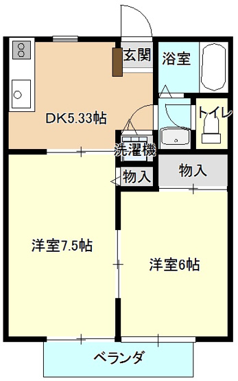 【間取り】 | オークハウスⅡ