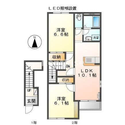 ファインハイムの間取り|間取図
