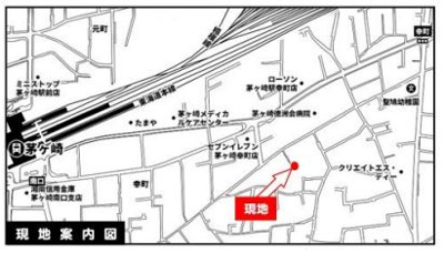 【地図】 | 茅ヶ崎市東海岸北３丁目　売地