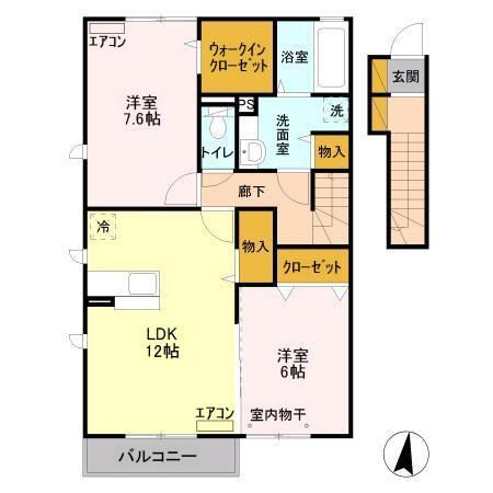 【間取り】 | アヴニールB