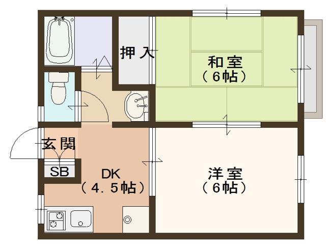 【間取り】 | 千景ハイツ