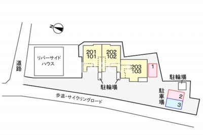 【区画図】 | リバーサイド・メゾン