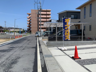 【前面道路含む現地写真】 | 大津市本堅田6丁目20　新築分譲 | 前面道路含む現地写真です。