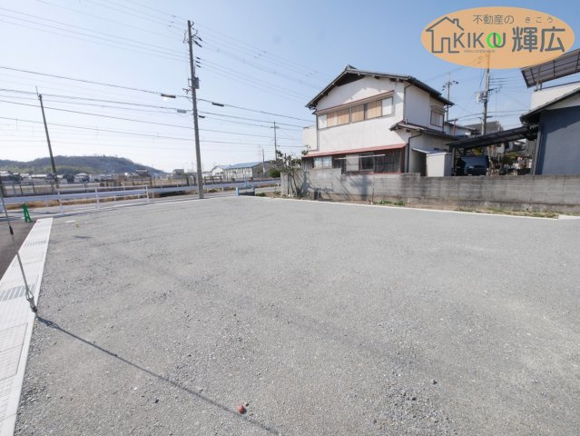 高砂市阿弥陀町北池（全5区画）土地　1号地の展望|敷地面積155.12平米（約46.92坪）です。