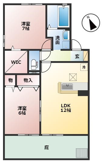 ベルドミールの間取り