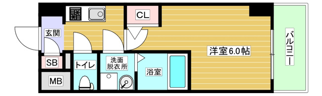 【間取り】 | エスリードレジデンス大阪弁天町