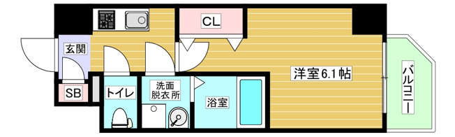 【間取り】 | エスリードレジデンス大阪弁天町