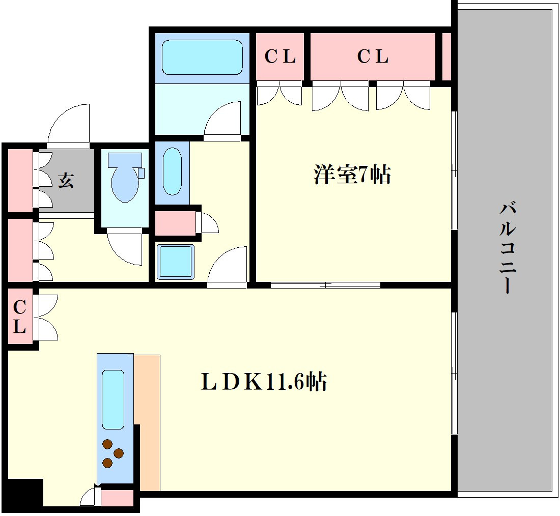 パークタワー梅田の間取り