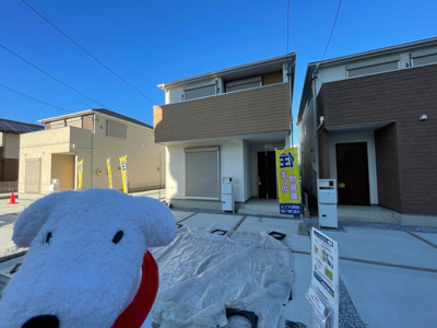 【外観】 | 守山区新守山20-1期　5号棟【仲介手数料無料】瀬古小学校・守山西中学校｜新築一戸建て | 〈内覧予約キャンペーン実施中！〉マックスバリュde住まい相談までご連絡下さい。