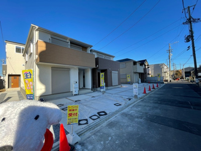 【外観】 | 守山区新守山20-1期　5号棟【仲介手数料無料】瀬古小学校・守山西中学校｜新築一戸建て | 〈内覧予約キャンペーン実施中！〉マックスバリュde住まい相談までご連絡下さい。