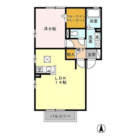 プルミエDの間取り