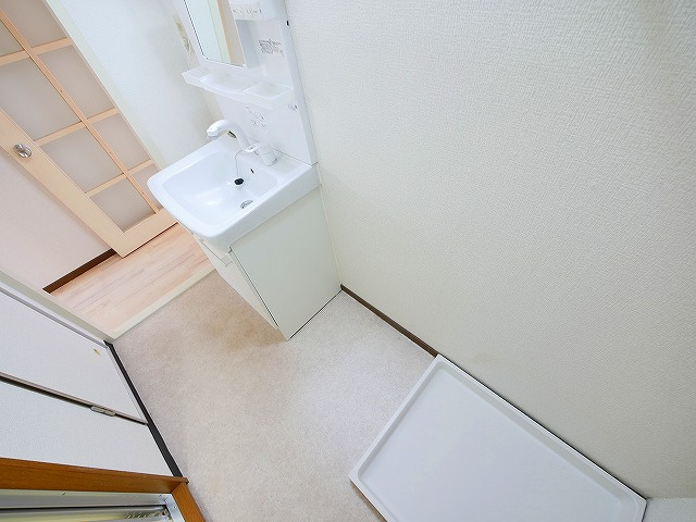 グリーンコーポ奈良第2二番館の洗面所|使いやすい洗面所です