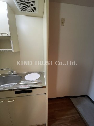 大阪市北区中津３丁目の賃貸マンションのキッチン|コンパクトなキッチンで掃除もラクラク
