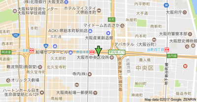 【地図】 | ルクレ堺筋本町レジデンス