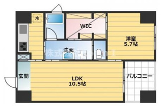 【間取り】 | ルクレ堺筋本町レジデンス