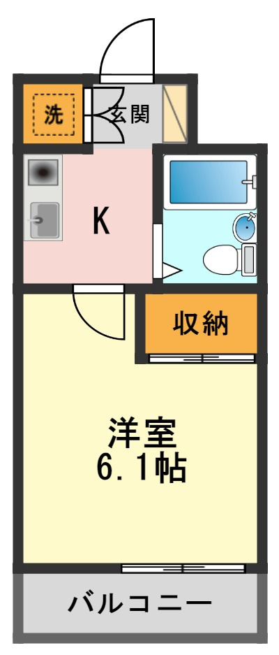 瑞江マキノビルの間取り