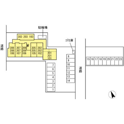 【区画図】 | エスペランサＳⅧ