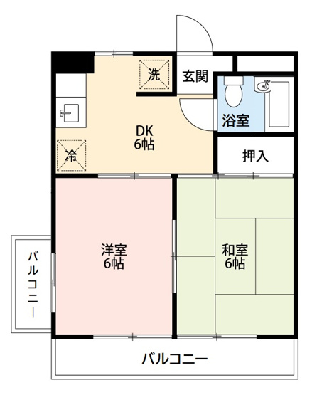 【間取り】 | 岩津マンション