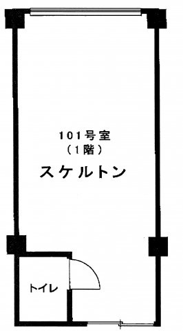 台東区寿２丁目の店舗一部の間取り