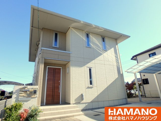 筑西市榎生1丁目中古戸建の外観|きれいな外観です