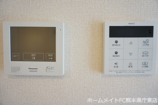 熊本市東区長嶺東５丁目のアパートのセキュリティ
