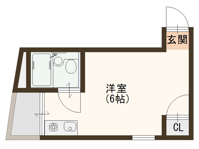 【間取り】 | サンハイツ粉浜