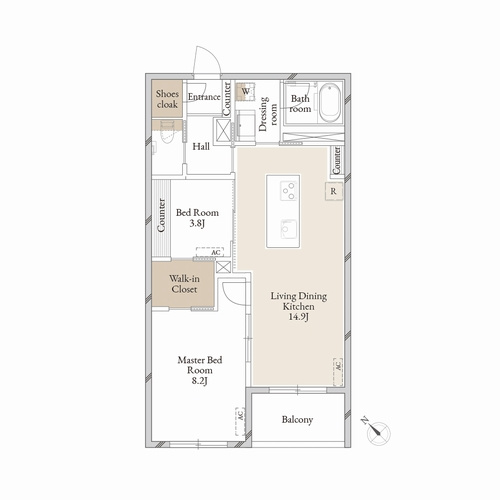 Purple7 西葛西の間取り