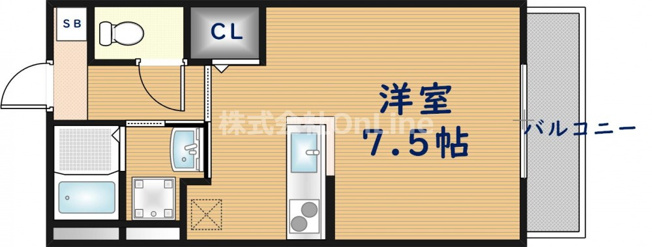 【間取り】 | メゾンドゥ長瀬Ⅱ