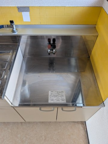 【キッチン】 | メゾン船橋 | ガスコンロ置き場です