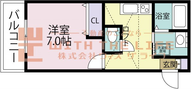 Aレガート久留米大前【キャッシュバック対象物件】の間取り