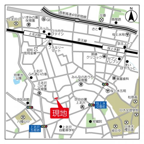 【地図】 | メディオ上北沢 | 弊社TOBにて申込受付中！