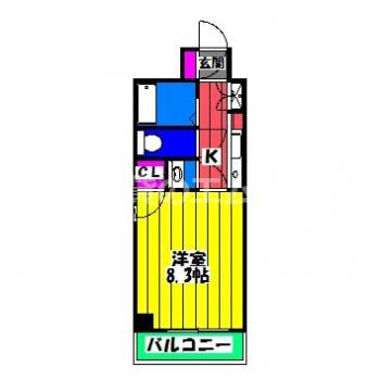 【間取り】 | ビュークレスト大橋駅西口 | ビュークレスト大橋駅西口の間取り